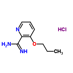 3-丙氧基吡啶甲酰胺盐酸盐结构式