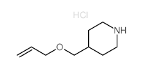 4-(prop-2-enoxymethyl)piperidine,hydrochloride Structure