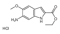ETHYL 6-AMINO-5-METHOXYINDOLE-2-CARBOXYLATE HYDROCHLORIDE picture