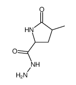 Pyroglutamic acid, 4-methyl-, hydrazide (6CI)结构式