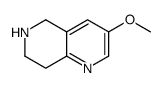 3-methoxy-5,6,7,8-tetrahydro-1,6-naphthyridine结构式