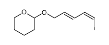 2-(((2E,4Z)-hexa-2,4-dien-1-yl)oxy)tetrahydro-2H-pyran Structure