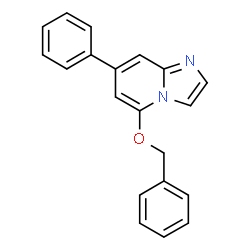 IMidazo[1,2-a]pyridine, 7-phenyl-5-(phenylmethoxy)- structure