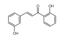 (E)-1-(2-hydroxyphenyl)-3-(3-hydroxyphenyl)prop-2-en-1-one结构式