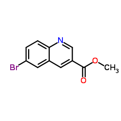 Methyl 6-bromoquinoline-3-carboxylate structure