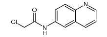 2-CHLORO-N-QUINOLIN-6-YL-ACETAMIDE结构式