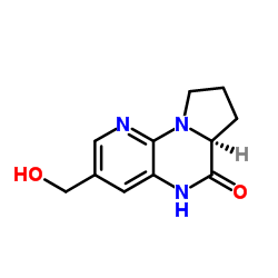(6aS)-3-(Hydroxymethyl)-6a,7,8,9-tetrahydropyrido[3,2-e]pyrrolo[1,2-a]pyrazin-6(5H)-one结构式