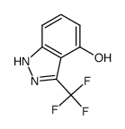 4-hydroxy-3-trifluoromethyl-1H-indazole Structure