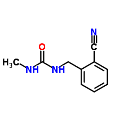 1-(2-Cyanobenzyl)-3-methylurea结构式