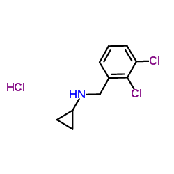N-(2,3-Dichlorobenzyl)cyclopropanaminehydrochloride Structure