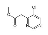methyl 2-(5-chloropyrimidin-4-yl)acetate Structure