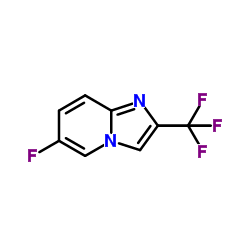 6-Fluoro-2-(trifluoromethyl)imidazo[1,2-a]pyridine结构式