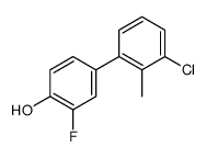 4-(3-chloro-2-methylphenyl)-2-fluorophenol结构式