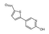 5-(6-oxo-1H-pyridin-3-yl)thiophene-2-carbaldehyde结构式