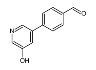 4-(5-hydroxypyridin-3-yl)benzaldehyde结构式