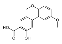 4-(2,5-dimethoxyphenyl)-2-hydroxybenzoic acid结构式