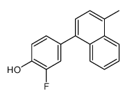 2-fluoro-4-(4-methylnaphthalen-1-yl)phenol结构式