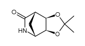 aza-bicyclo[2.2.1][(dimethylmethylene)dioxy-trans-5,6]-one-3-heptane Structure
