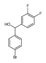 (4-bromophenyl)-(3,4-difluorophenyl)-methanol Structure