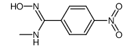 N-hydroxy-N'-methyl-4-nitro-benzamidine结构式