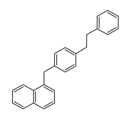 1-[4-(2-Phenylethyl)benzyl]naphthalene Structure