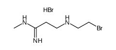 2-(N-(2'-(methylamidino)ethyl)amino)ethyl bromide dihydrobromide结构式