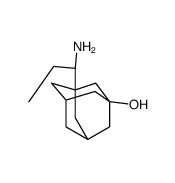 (1S,3r,5R,7S)-3-[(1R)-1-Aminopropyl]-1-adamantanol Structure