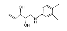 (2S,3R)-N-(3',4'-dimethylphenyl)-1-aminopent-4-en-2,3-diol结构式
