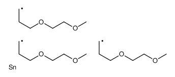 9-[3-(2-Methoxyethoxy)-propyl]-2,5,13,16-tetraoxa-9-stannaheptadecane structure