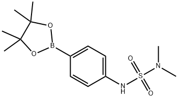 N,N-Dimethyl-N'-[4-(4,4,5,5-tetramethyl-1,3,2-dioxaborolan-2-yl)phenyl]sulfamide structure