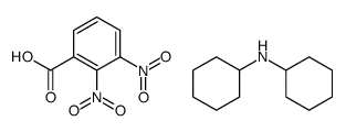 N-cyclohexylcyclohexanamine,2,3-dinitrobenzoic acid结构式