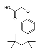 2-[4-(2,4,4-trimethylpentan-2-yl)phenoxy]acetic acid Structure