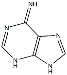 6H-Purin-6-imine, 3,9-dihydro-, (Z)- (9CI) structure