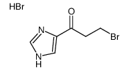 3-bromo-1-(1H-imidazol-4-yl)-1-propanone hydrobromide Structure