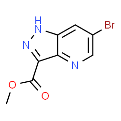 methyl 6-bromo-1H-pyrazolo[4,3-b]pyridine-3-carboxylate Structure