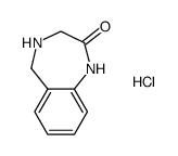 1,3,4,5-tetrahydrobenzo[e][1,4]diazepin-2-one hydrochloride Structure