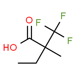 2-Methyl-2-(trifluoromethyl)butanoic acid Structure