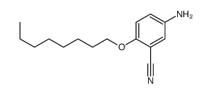 5-amino-2-octoxybenzonitrile结构式