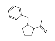 1-benzyl-2-acetylpyrrolidine结构式