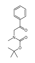 METHYL-(2-OXO-2-PHENYL-ETHYL)-CARBAMIC ACID TERT-BUTYL ESTER Structure