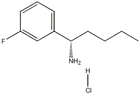 (1S)-1-(3-FLUOROPHENYL)PENTYLAMINE HYDROCHLORIDE Structure