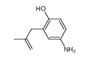 4-Amino-2-methallyl-phenol Structure