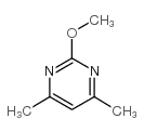 2-甲氧基-4,6-二甲基嘧啶结构式