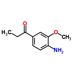 3-methoxy-4-aminopropiophenone结构式