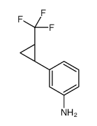 3-[(1S,2S)-2-(Trifluoromethyl)cyclopropyl]aniline Structure