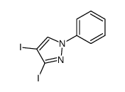 3,4-diiodo-1-phenylpyrazole Structure