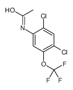 N-[2,4-dichloro-5-(trifluoromethoxy)phenyl]acetamide Structure