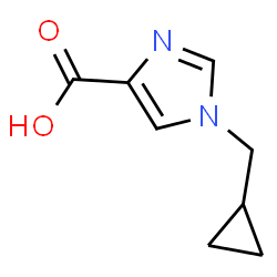 1-(Cyclopropylmethyl)-1H-imidazole-4-carboxylic acid结构式
