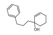 1-(3-phenylpropyl)cyclohex-2-en-1-ol Structure