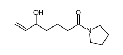 5-hydroxy-1-(pyrrolidin-1-yl)hept-6-en-1-one Structure